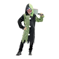 Déguisement enfant Halloween clown masque et tunique 4/6ans
