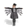 Déguisement enfant Halloween araignée robe noir et blanc 7/10 ans