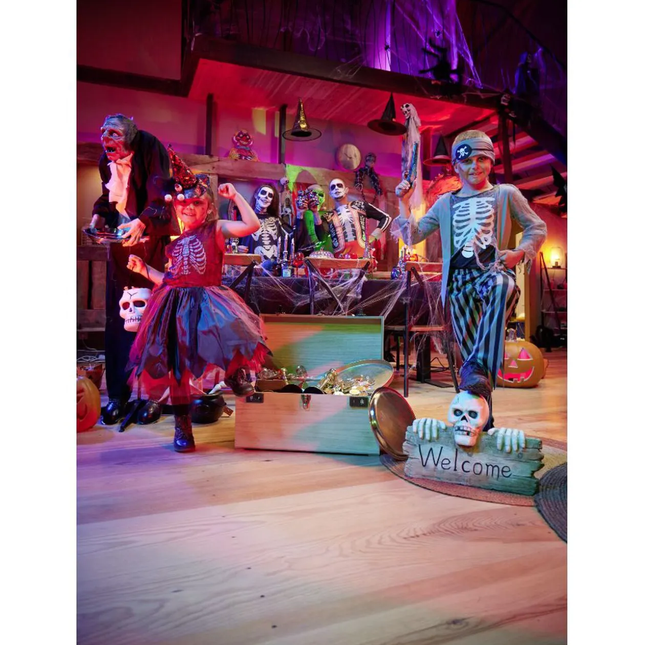 Déguisement enfant Halloween costume pirate zombie 7/10 ans