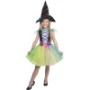 Déguisement enfant Halloween sorcière tutu multicolore 7/10 ans