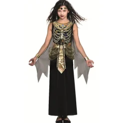 Déguisement enfant Halloween cléopâtre zombie 7/10 ans