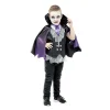 Déguisement enfant Halloween vampire tshirt et cape 7/10ans