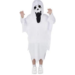 Déguisement enfant Halloween fantôme cagoule et tunique 4/6ans