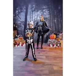 Déguisement enfant Halloween squelette combinaison 11/14ans