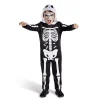 Déguisement enfant Halloween squelette combinaison et cagoule 7/10ans