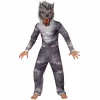 Déguisement enfant loup garou gris Halloween 4/6 ans