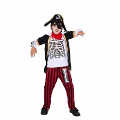 Déguisement enfant pirate zombie Halloween 4/6 ans