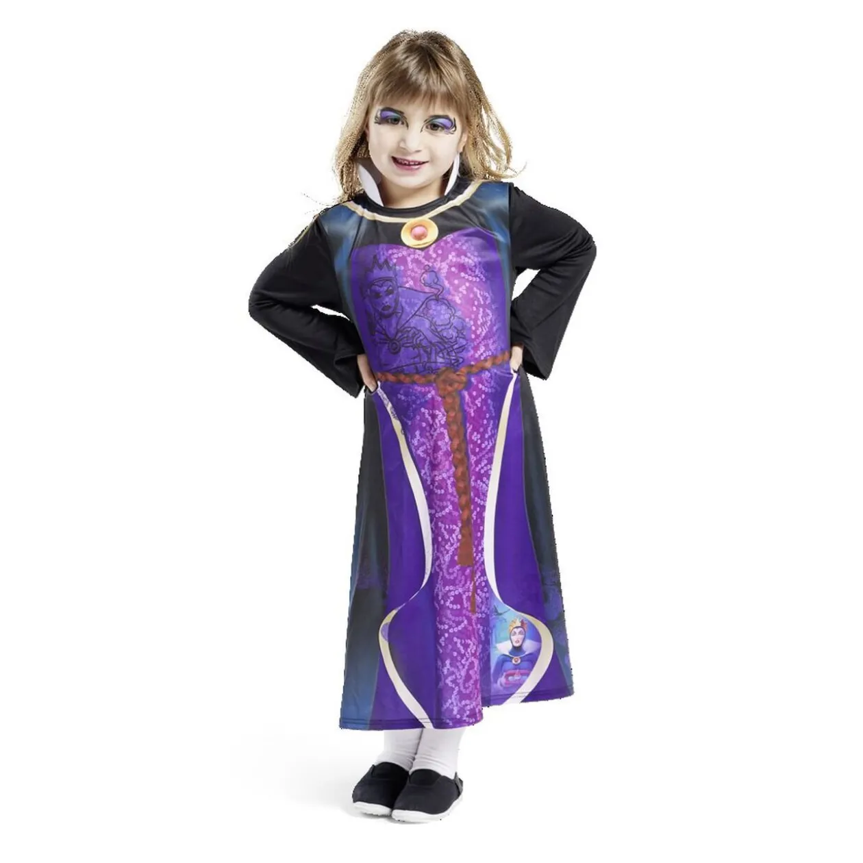 Déguisement enfant Reine Sorcière robe 5/6 ans