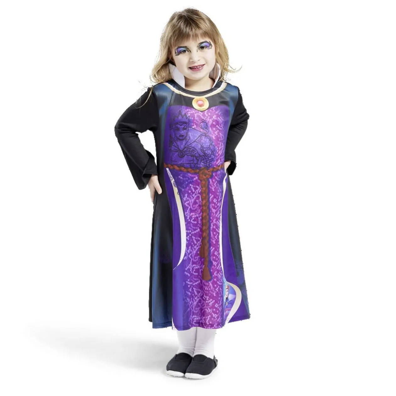 Déguisement enfant Reine Sorcière robe 3/4 ans