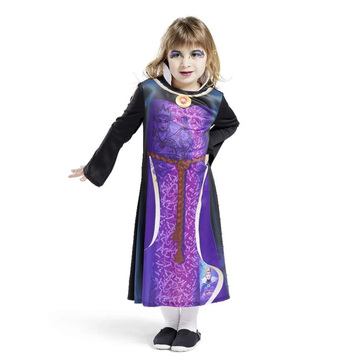Déguisement enfant Reine Sorcière robe 3/4 ans