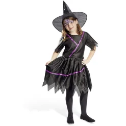 Déguisement enfant sorcière robe et chapeau
