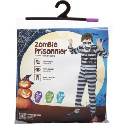 Déguisement enfant zombie prisonnier 4/6 ans