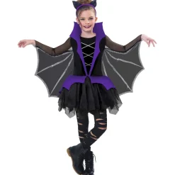 Déguisement fille Halloween chauve souris 4/6 ans