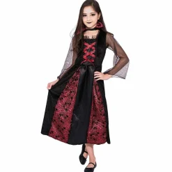 Déguisement fille robe vampire Halloween 11/14 ans