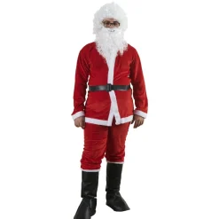 Déguisement Père Noël 7 pièces velours