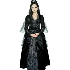 Déguisement reine noire Halloween 11/14 ans