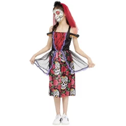 Déguisement squelette fille 4/6 ans