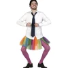 Déguisement tutu et collant coloré Homme danceuse étoile