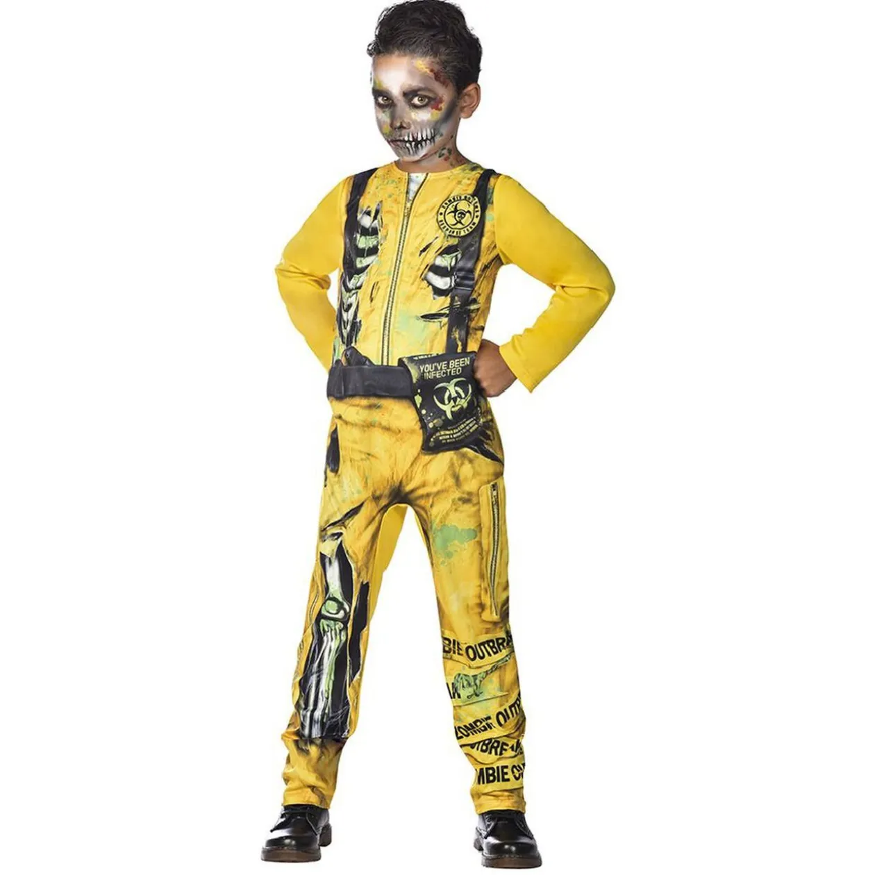 Déguisement zombie radioactif 11/14 ans