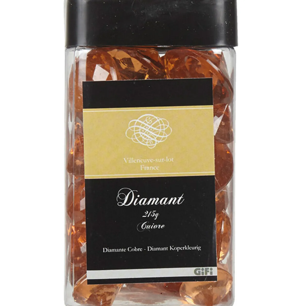 Diamants décoratifs cuivres