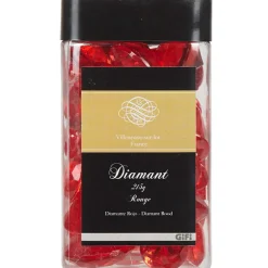 Diamants décoratifs rouges