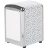 Distributeur de serviettes en papier motif pois multicolores