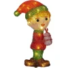 Elfe de Noël lumineux 30 LED blanc chaud H30cm