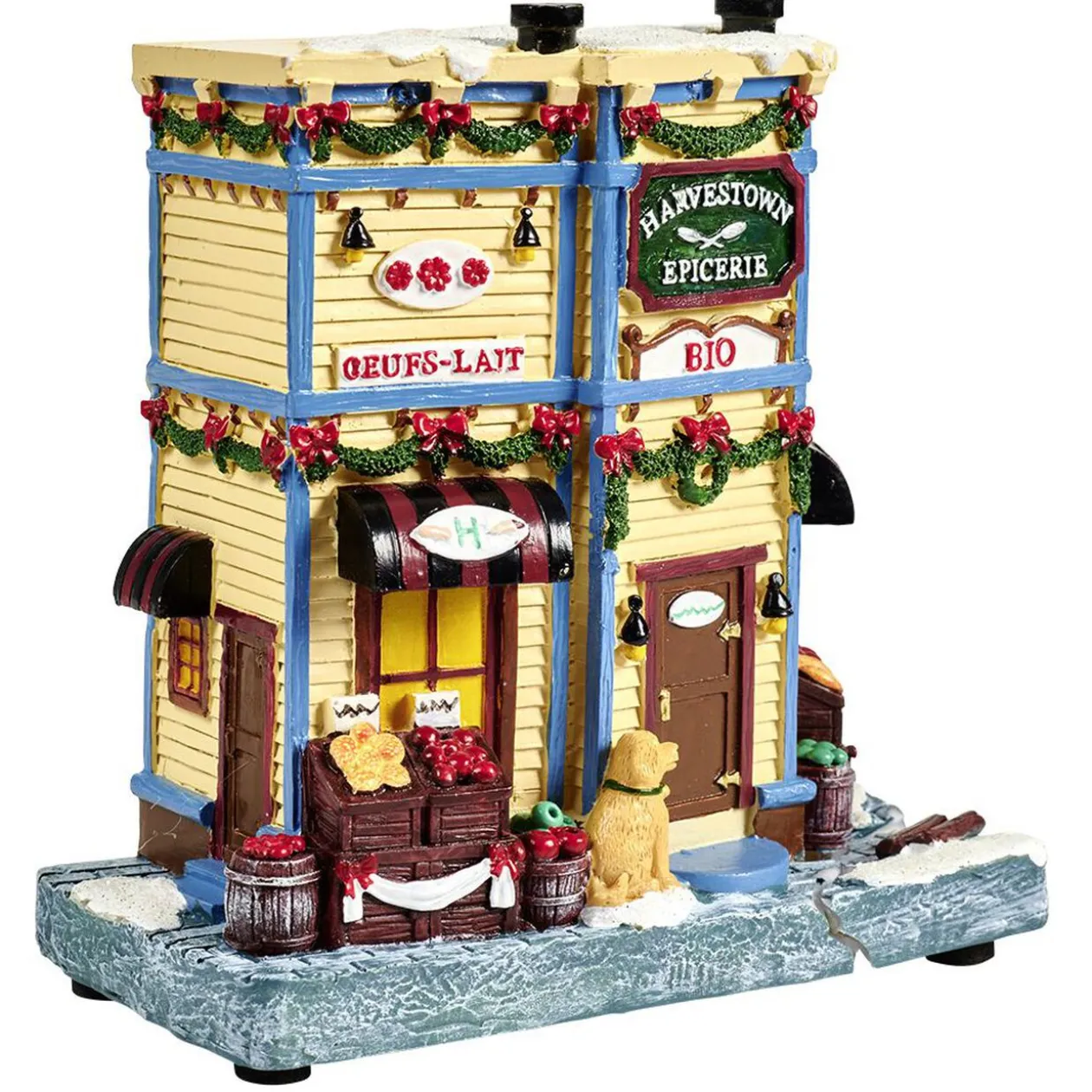 Epicerie lumineuse Village de Noël