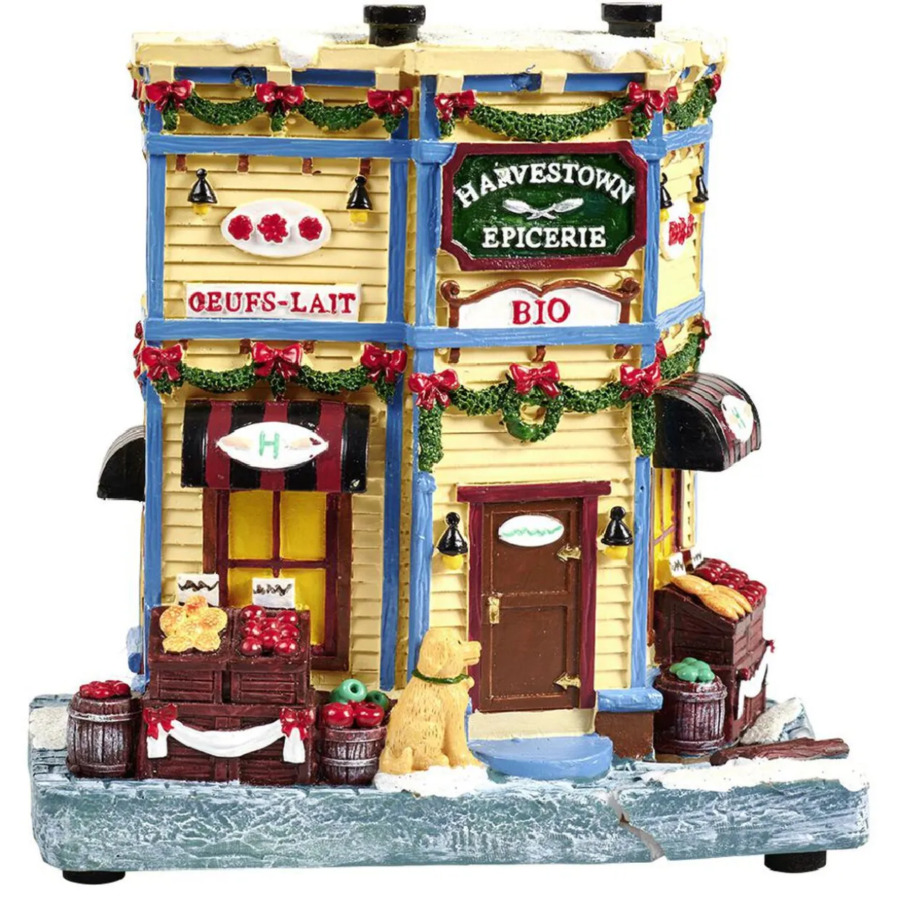 Epicerie lumineuse Village de Noël