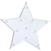 Etoile lumineuse blanche Noël à poser h. 32 cm
