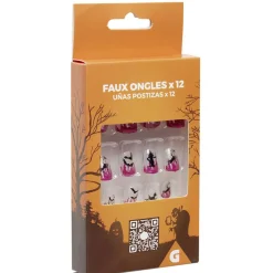 Faux ongles en plastique x12