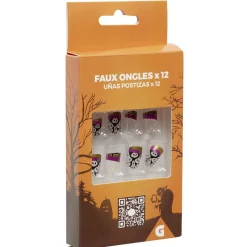 Faux ongles en plastique x12