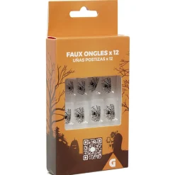 Faux ongles en plastique x12