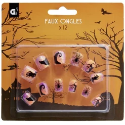 Faux ongles Halloween x12