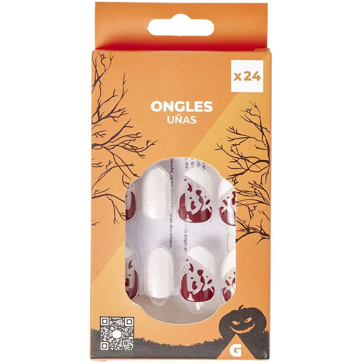 Faux ongles Halloween x24