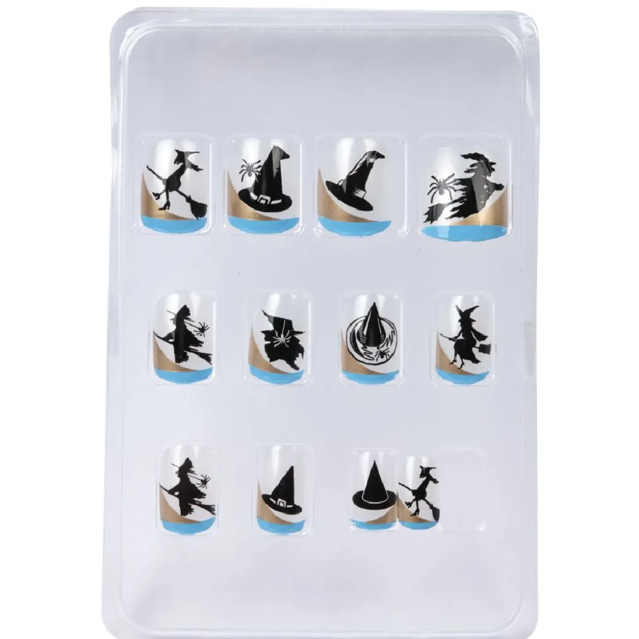 Faux ongles motif Halloween x12