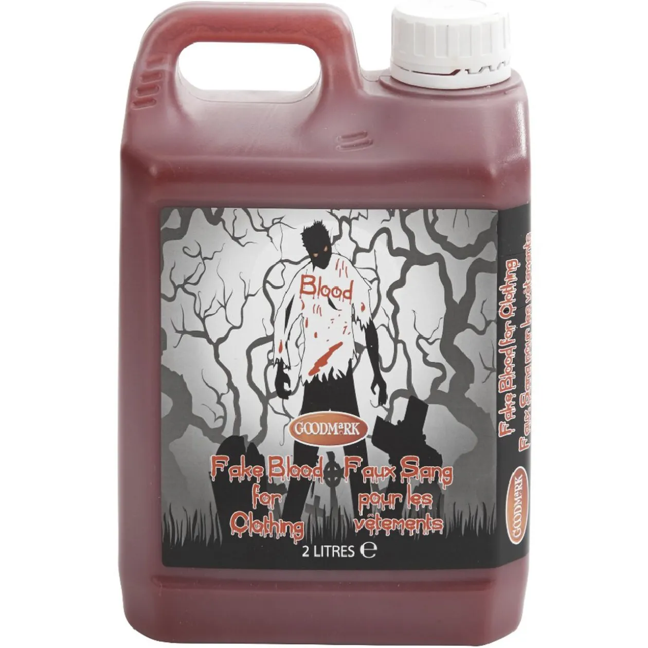 Faux sang en bidon de 2L Halloween
