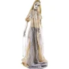 Femme zombie mariée animée Halloween H150cm