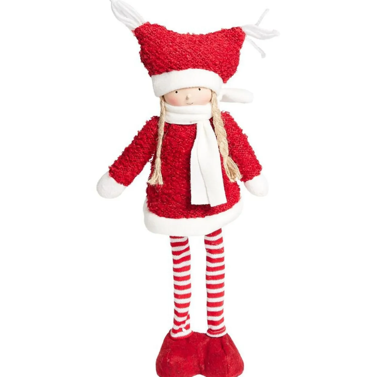 Fillette de Noël à poser H37,5cm