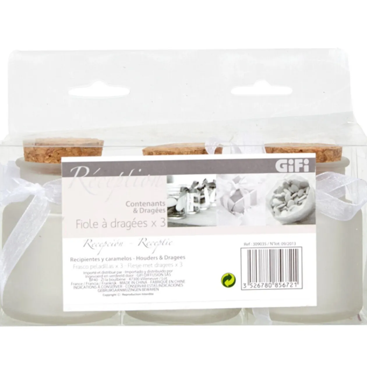 Fiole à dragées x3