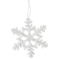 Flocon de neige à suspendre Noël Ø20 cm