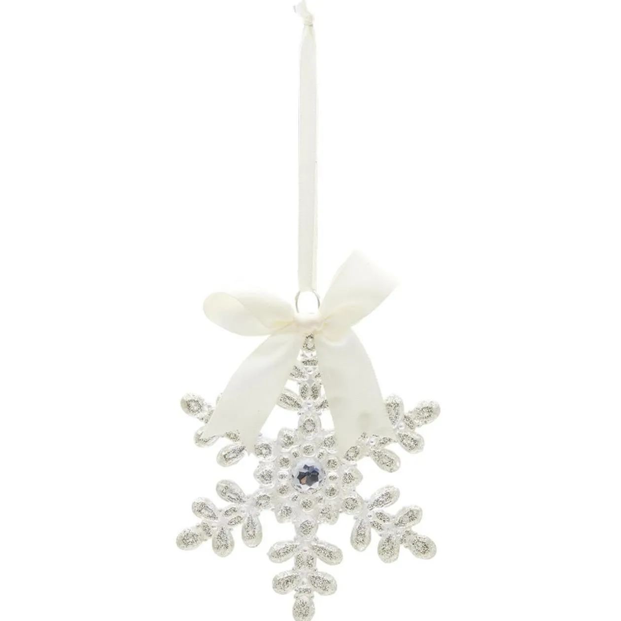 Flocon de neige déco de Noël à suspendre