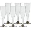 Flûte à champagne plastique x6