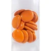 Galet déco opaque orange