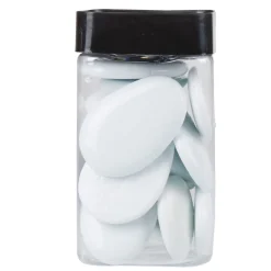 Galets décoratifs blancs