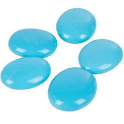 Galets décoratifs bleus