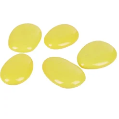 Galets décoratifs jaunes