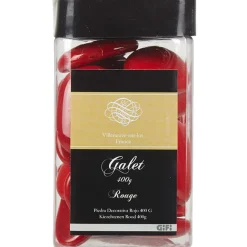 Galets décoratifs rouges