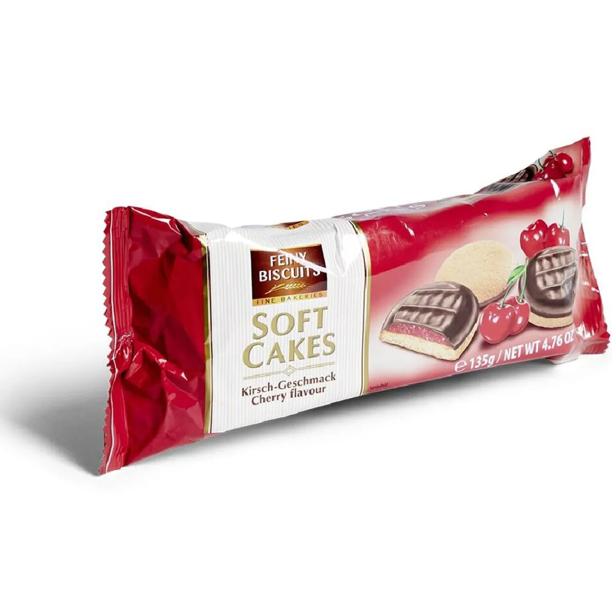 Génoise fourrée cerise 135g