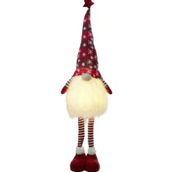 Gnome à poser lumineux grand modèle H34 cm